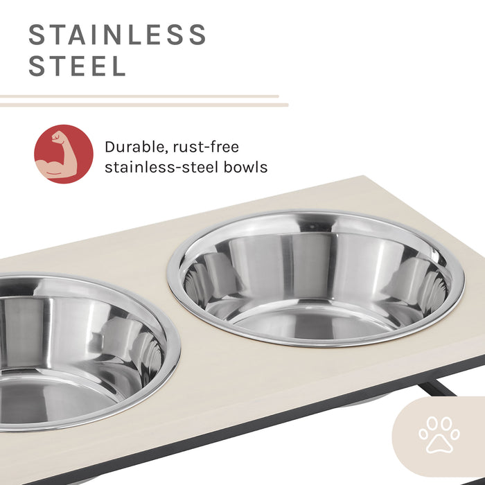 The Doggy Bowl Steel (Double Bowl)
