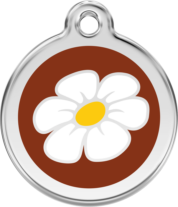 Médaille pour chien marguerite