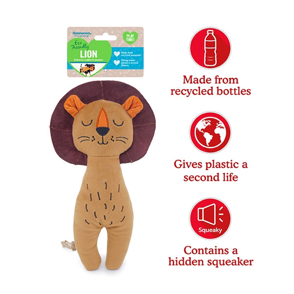 Umweltfreundliches Löwen-Hundespielzeug