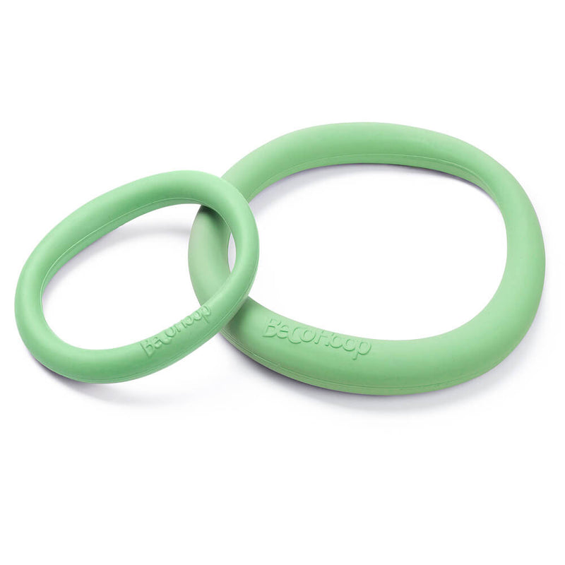 Beco Rubber Hoop dog toy (Green)