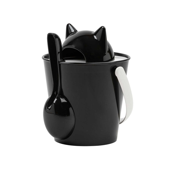 Crick Katzenfutterbehälter + Schaufel (Nero)