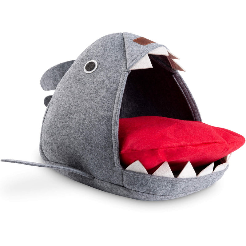 Shark Cave Bed for Cats and Small Dogs