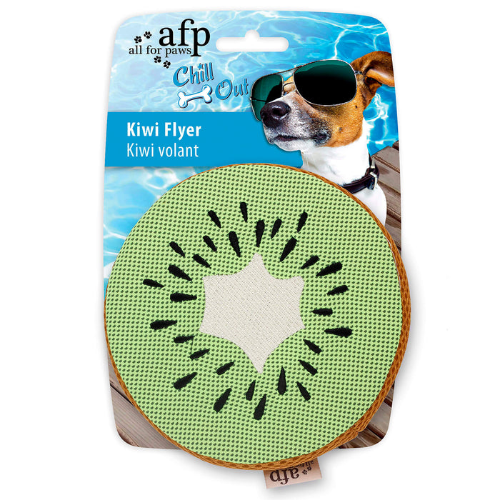 Chill Out Kiwi Flyer jouet pour chien