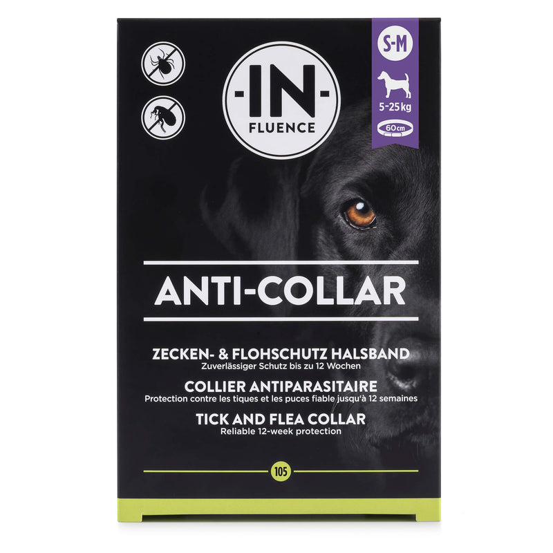 In-Fluence Tick and Flea Repellent Collar for Dogs (SM/60cm)