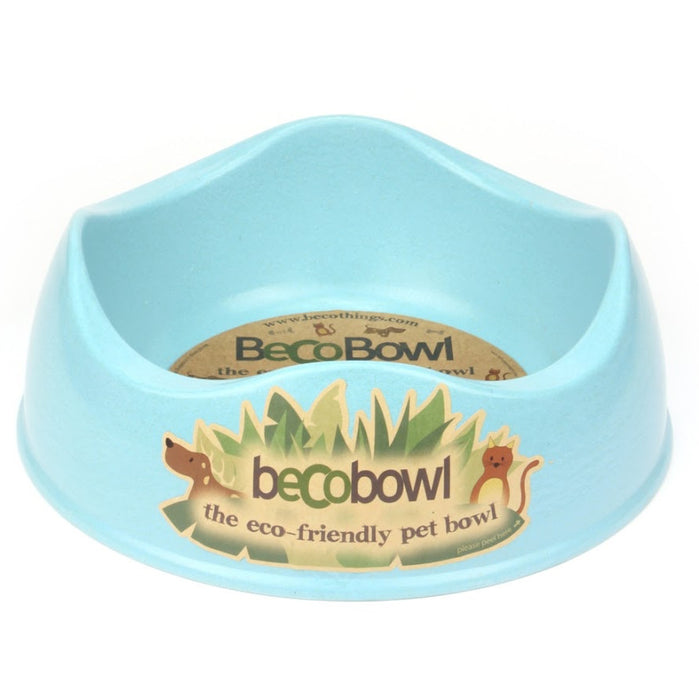 Beco Bamboo Dog Bowl (Blue)