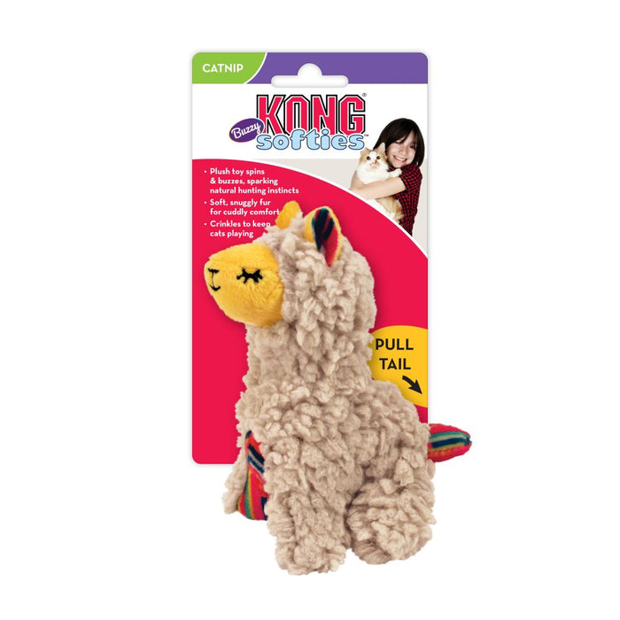 Kong Softies Buzzy Llama with Catnip