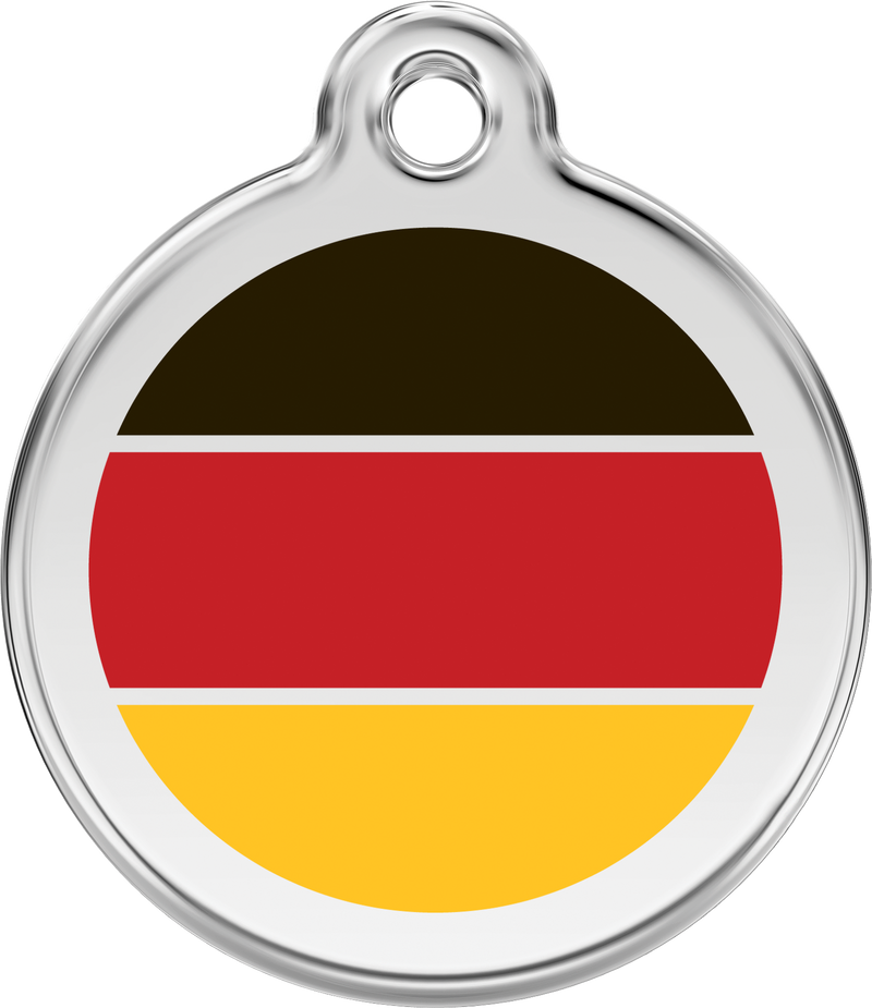 Médaille Chien Drapeau Allemagne