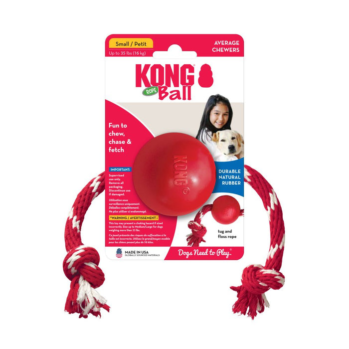 Kong Ball Seil Hundespielzeug