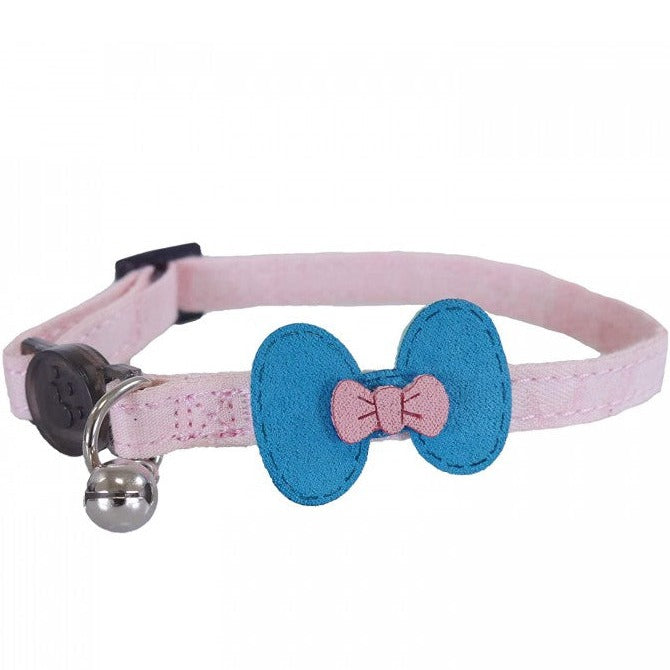 Designer Cat Collar (Pink & Teal)