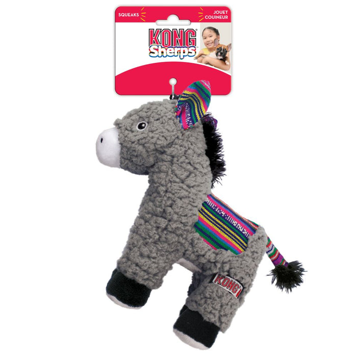 Kong Sherps™ Donkey Dog Toy (Grey)