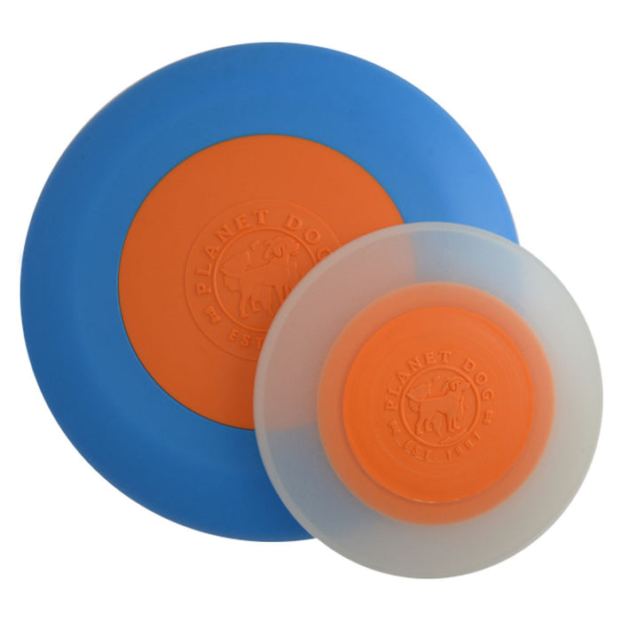 Jouet pour chien Orbee-Tuff® Zoom Flyer Glow (Bleu/Orange et Glow)