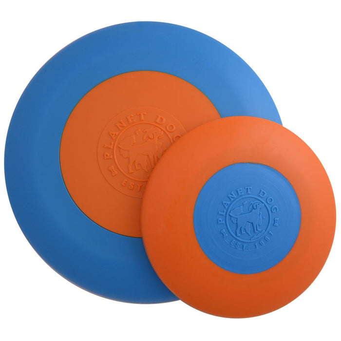 Orbee-Tuff® Zoom Flyer Hundespielzeug (Orange/Blau)