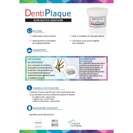 Biogance Dentiplaque Hygiène Bucco-Dentaire pour Chiens et Chats (100g)