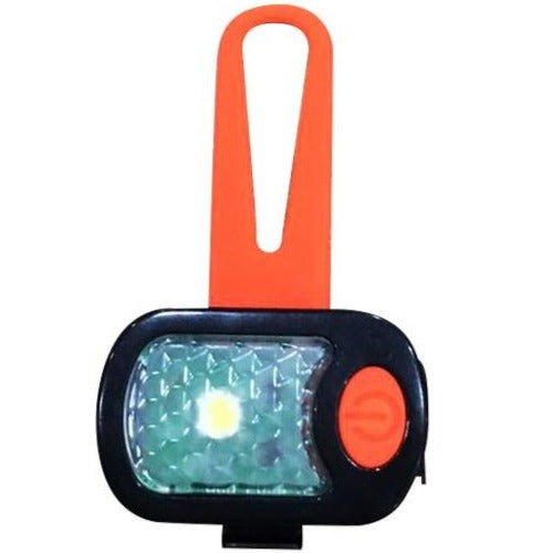 Wiederaufladbare USB-Silikon-Sicherheitslampe (Orange)