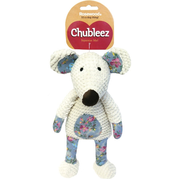 Chubleez Maisie Mouse Dog Toy