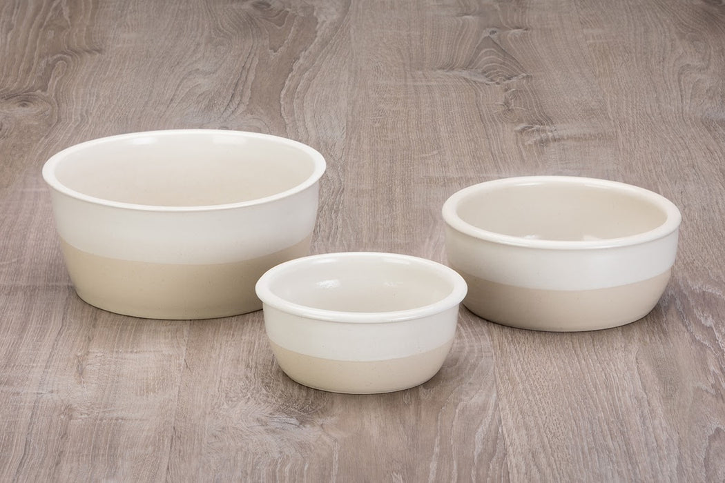 Ceramic Cat Bowl Deli (Pearl)
